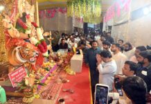 कुडाळ-मालवण विधानसभा मतदारसंघाचे आ. निलेश राणे यांची चिपळूणमधील नवरात्रोत्सव मंडळांना सदिच्छा भेट