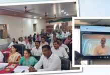 नामदार योगेश कदम यांच्या अध्यक्षतेखाली मंडणगड तालुक्यातील पाणीटंचाईच्या उपाययोजनांबाबत व्हिडिओ कॉन्फरन्सद्वारे बैठक