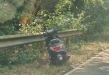 आंबव येथे दुचाकीचा भीषण अपघात; दुचाकीस्वार गंभीर जखमी; उपचारासाठी रत्नागिरीत हलवले