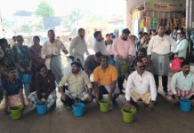 खेडमध्ये भाजपचे आंदोलन