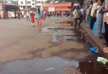 चिपळूण बसस्थानकात सांडपाण्याचा प्रश्न गंभीर