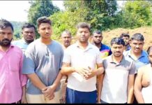 लांजा येथील जेसीबी डंपर ट्रॅक्टर संघटनेच्या वतीने बोरवाडी येथे वनराई बंधारा