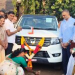 मंडणगड पंचायत समिती सभापतींना नविन वाहन प्रदान