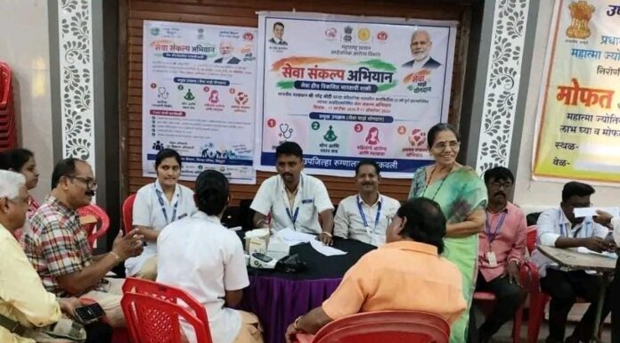 जागतिक ज्येष्ठ नागरिक दिनानिमित्त कणकवलीत ज्येष्ठ नागरिकांची आरोग्य तपासणी